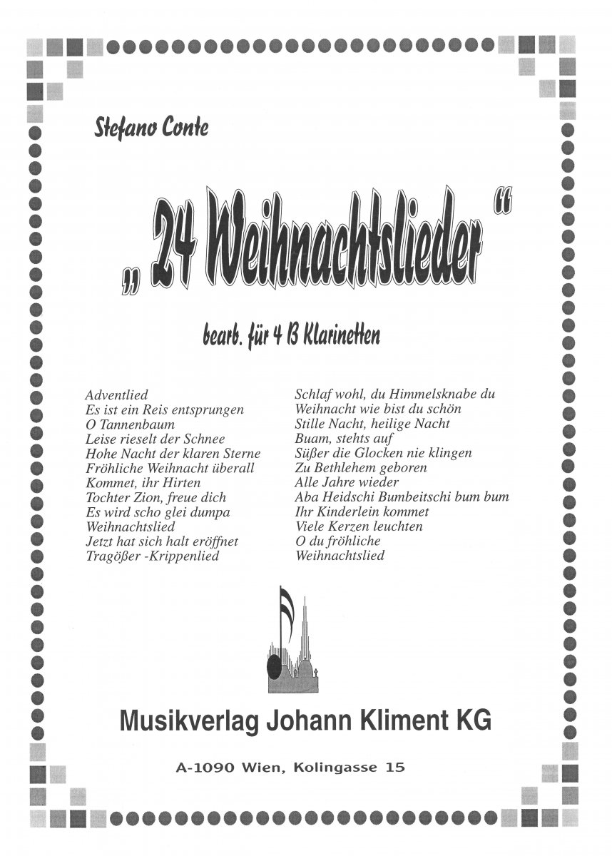 24 Weihnachtslieder - hier klicken 24 Weihnachtslieder - hier klicken
